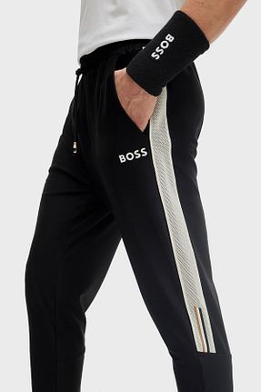 شلوار مشکی مردانه مخلوط پلی استر BOSS - کد 816394899