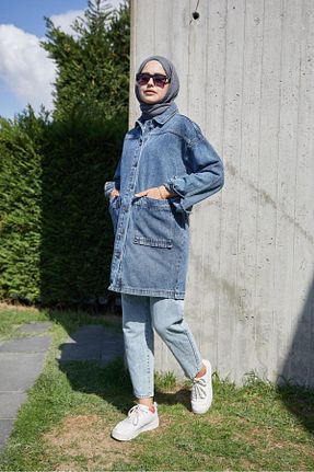 کت رنگی زنانه اورسایز ENZİM JEANS - کد 812892180