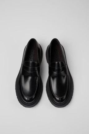 کفش کژوال مشکی مردانه پاشنه کوتاه ( 4 - 1 cm ) پاشنه ساده کد 816527884