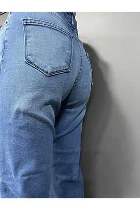 شلوار جین آبی زنانه پاچه ساده anonim - کد 816530031
