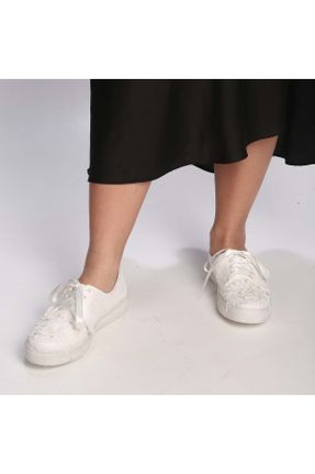 کفش پاشنه بلند پر سفید زنانه پاشنه کوتاه ( 4 - 1 cm ) پاشنه پر کد 725860864