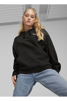 سوئیشرت مشکی زنانه ساده Puma - کد 816633370