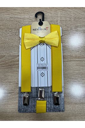 پاپیون زرد بچه گانه مخلوط پلی استر NEKİBUKİ - کد 816745276
