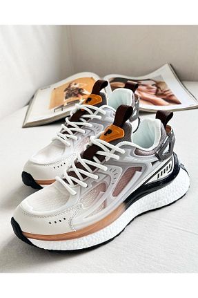 کفش اسنیکر سفید زنانه بند دار Pierre Cardin - کد 813568943