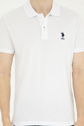 تیشرت سفید مردانه اسلیم فیت U.S. Polo Assn. - کد 816723085