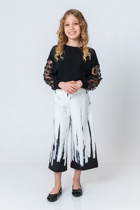 بلوز مشکی بچه گانه ساده incity - کد 816778446