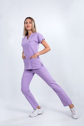 لباس کار بنفش İBA MEDİKAL - کد 816800183