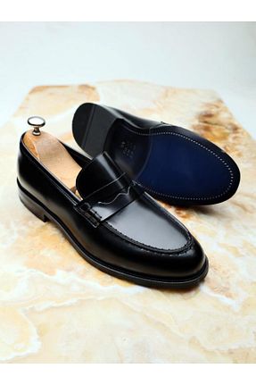 کفش کلاسیک مشکی مردانه چرم خالص İBAY - کد 816874789