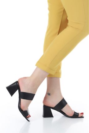 کفش پاشنه بلند کلاسیک مشکی زنانه پاشنه ضخیم پاشنه متوسط ( 5 - 9 cm ) کد 816077767