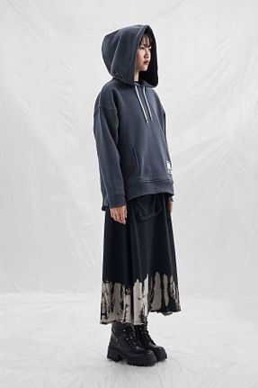 سوئیشرت طوسی زنانه ساده VDR - کد 816937959