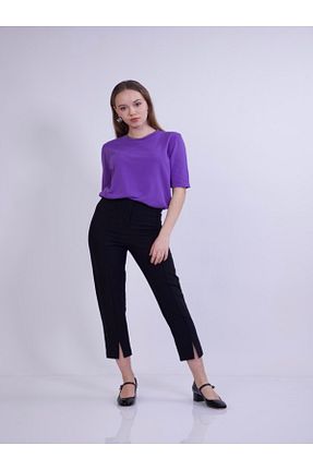 شلوار مشکی زنانه پارچه Karol - کد 817052080