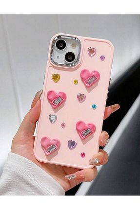 کاور و قاب صورتی iPhone 15 FİŞNEİLETİŞİM - کد 817133181