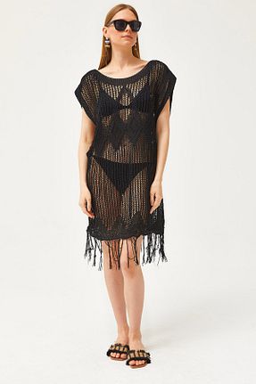 بلوز مشکی زنانه ساده Olalook - کد 816504084