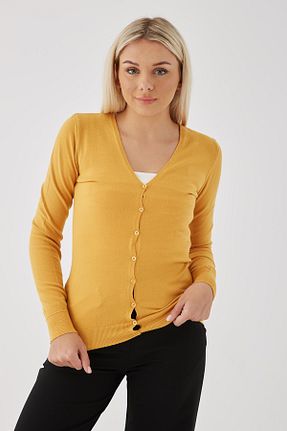 رویه زرد زنانه پلی استر Fashion Friends - کد 766235709