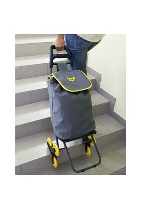 کیف و سبد چرخدار خرید طوسی Genel Markalar - کد 816922206