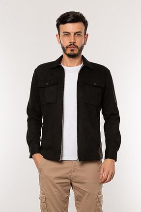 پیراهن مشکی مردانه رگولار Cazador - کد 778387403