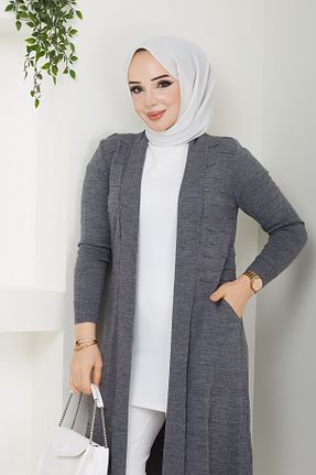 رویه حجاب طوسی زنانه رگولار Pamuk Butik - کد 817011077