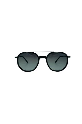 عینک آفتابی طوسی زنانه 50 UV400 فلزی هندسی کد 816786245