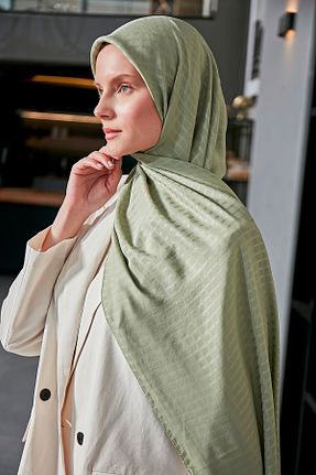 شال سبز زنانه شیفون Scarf - کد 798468886