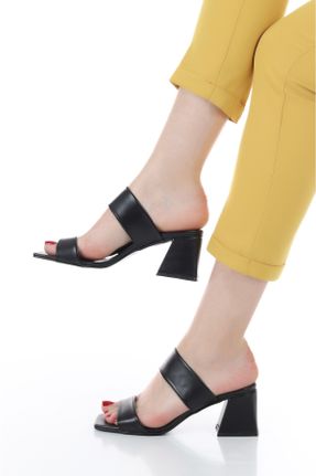 کفش پاشنه بلند کلاسیک مشکی زنانه پاشنه ضخیم پاشنه متوسط ( 5 - 9 cm ) کد 816077767