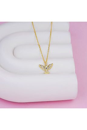 گردنبند نقره طلائی زنانه 925 عیار Marshmello Silver & Jewelry - کد 350230253
