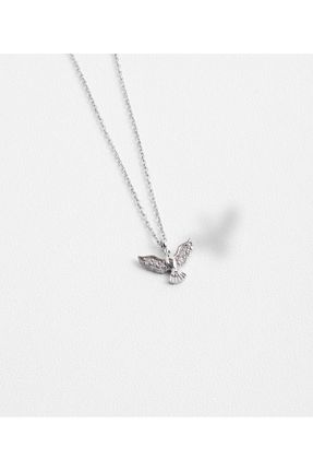 گردنبند نقره سفید زنانه 925 عیار Marshmello Silver & Jewelry - کد 474720012
