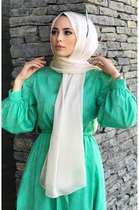 شال بژ زنانه شیفون JANJAN - کد 816981903