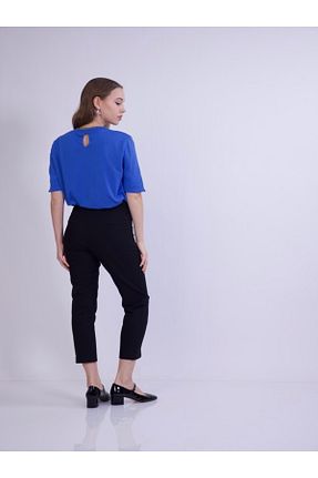 شلوار مشکی زنانه پارچه Karol - کد 817052080