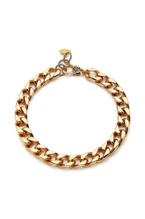 گردنبند جواهر طلائی زنانه برنز کد 275332441