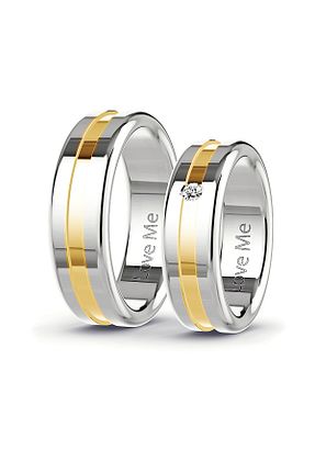 انگشتر استیل (فولاد) طلائی استیل (فولاد) Kaya The Third - کد 195866680