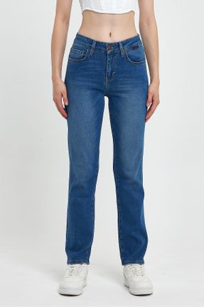 شلوار جین آبی زنانه استاندارد کد 764993793