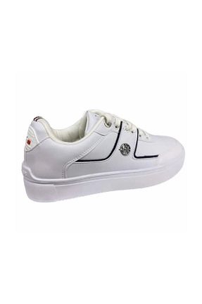کفش اسنیکر سفید زنانه بند دار U.S. Polo Assn. - کد 816897274