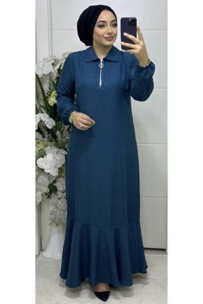 لباس آبی زنانه رگولار بافتنی کد 817161892