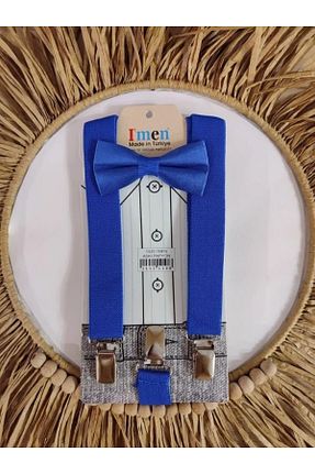 پاپیون آبی بچه گانه پارچه ای Ufak Adam - کد 817197138
