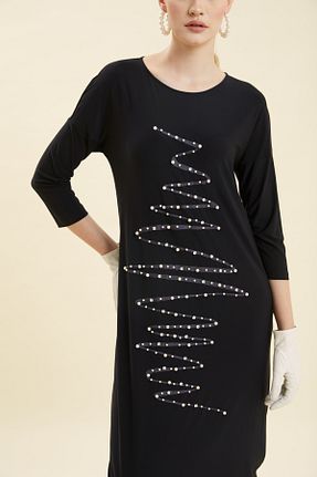لباس مشکی زنانه بافتنی VERDA - کد 817297536