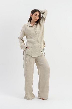 شلوار طوسی زنانه پارچه TUA MODA - کد 817197143