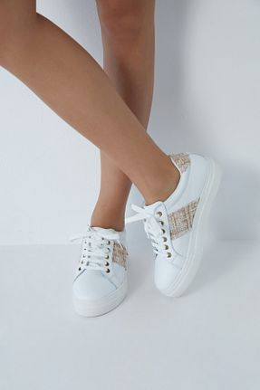 کفش اسنیکر سفید زنانه چرم اصل Sole Sisters - کد 801628760
