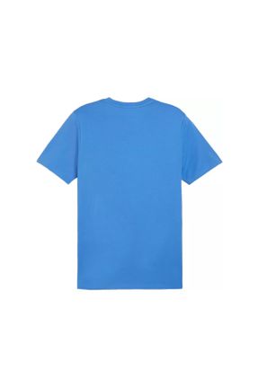 تی شرت آبی مردانه یقه گرد رگولار تکی کد 817442789
