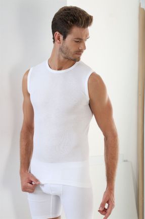 رکابی سفید مردانه بدون آستین تکی بدون آستین کد 273491903