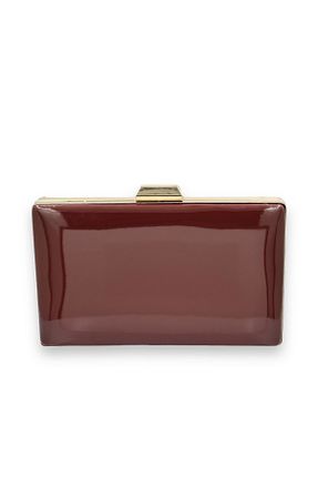 کیف مجلسی زرشکی زنانه چرم لاکی Biçanta - کد 817394172