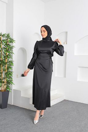 لباس حجاب مشکی زنانه Kalem Tesettür Diyarı - کد 817561560