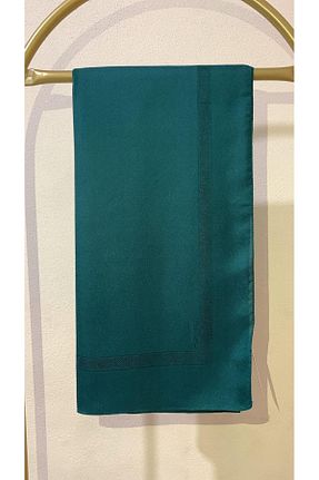 روسری سبز کرپ ساتن ابریشم Bensu - کد 817141296