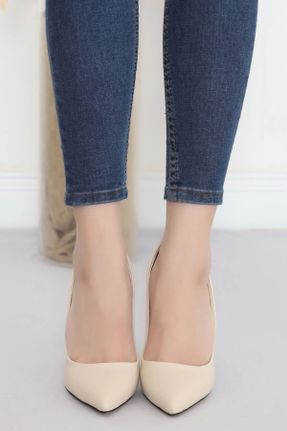 کفش پاشنه بلند کلاسیک زنانه پاشنه پر پاشنه متوسط ( 5 - 9 cm ) کد 817163342