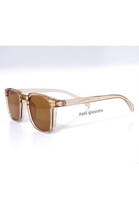 عینک آفتابی قهوه ای زنانه UV400 Ayel aksesuar - کد 817162999