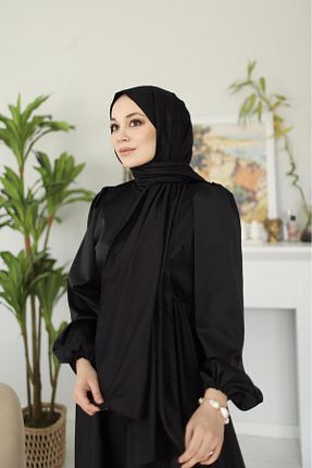 روسری مشکی پنبه ای başörtü dükkanı - کد 817214505