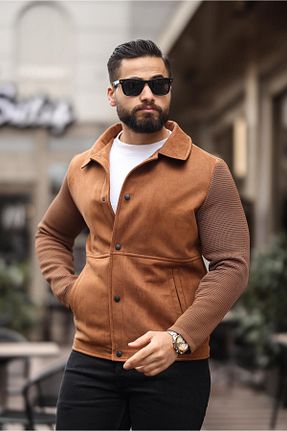 کت بلیزر قهوه ای مردانه پارچه FREED MOND - کد 817291040