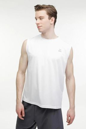 تی شرت سفید مردانه پنبه (نخی) یقه گرد رگولار کد 748444254