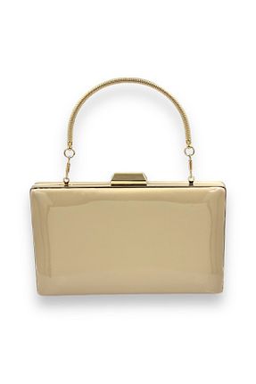 کیف مجلسی طلائی زنانه چرم لاکی Biçanta - کد 817473223
