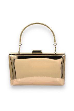کیف مجلسی طلائی زنانه چرم لاکی Biçanta - کد 817425953