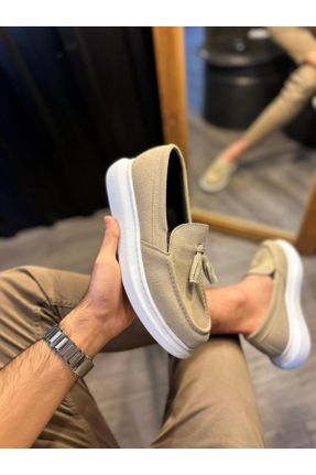 کفش کلاسیک قهوه ای مردانه جیر پاشنه کوتاه ( 4 - 1 cm ) پاشنه ساده کد 815329792